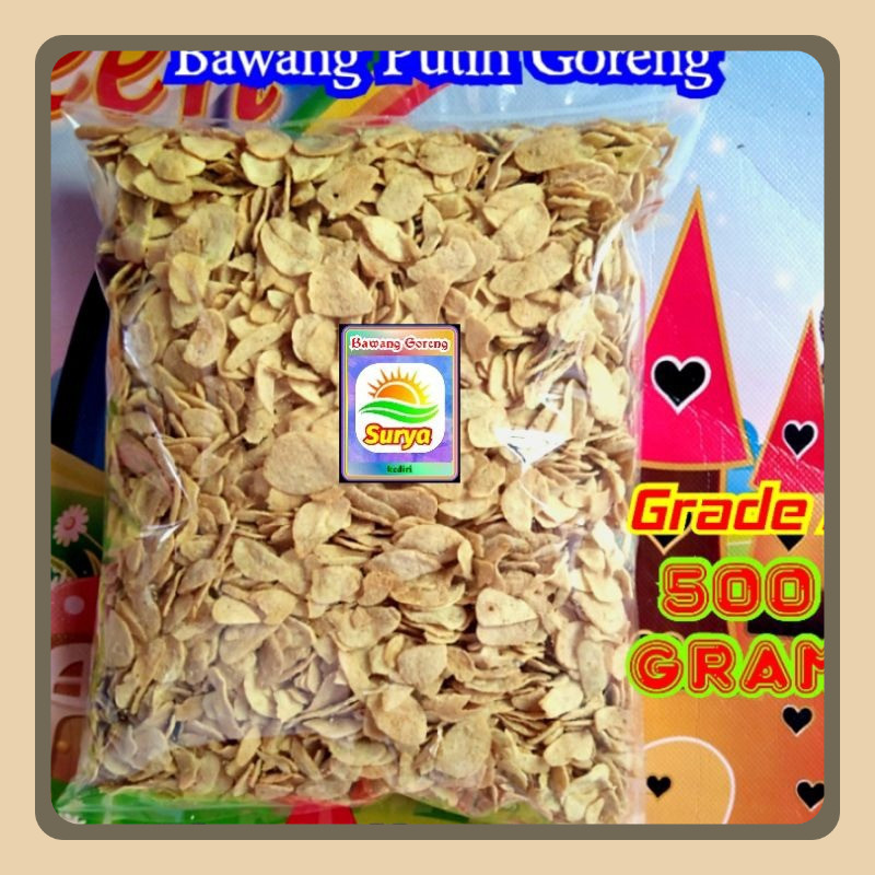 

Bawang PUTIH Goreng ( 500 gr ) Grade A