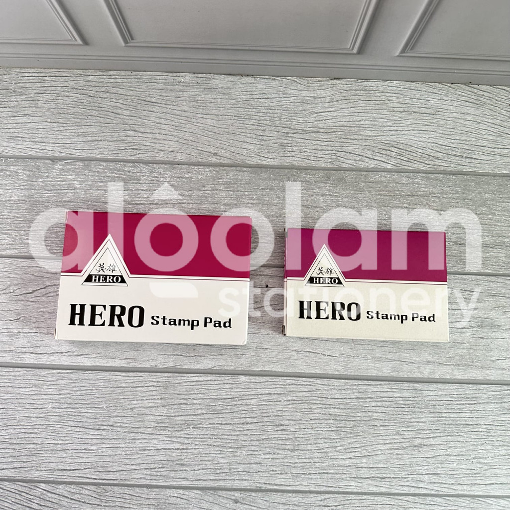 

SATUAN ( 1 PCS ) Stamp Pad Hero Bak Stempel Bantalan Stempel Hero Besar E1470 lengkap