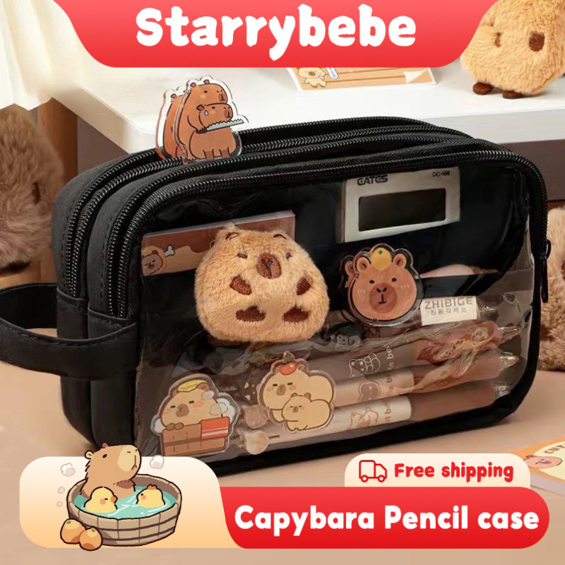 

Capybara Pencil case Capybara Tempat Alat Tulis Kotak / Aksesori kartun termasuk
