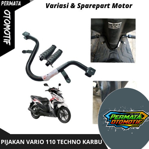 143- Footstep Vario 110 Karbu Step Vario 110 Karbu Satu Set High Quality PNP Vario 110 Techno Karbu