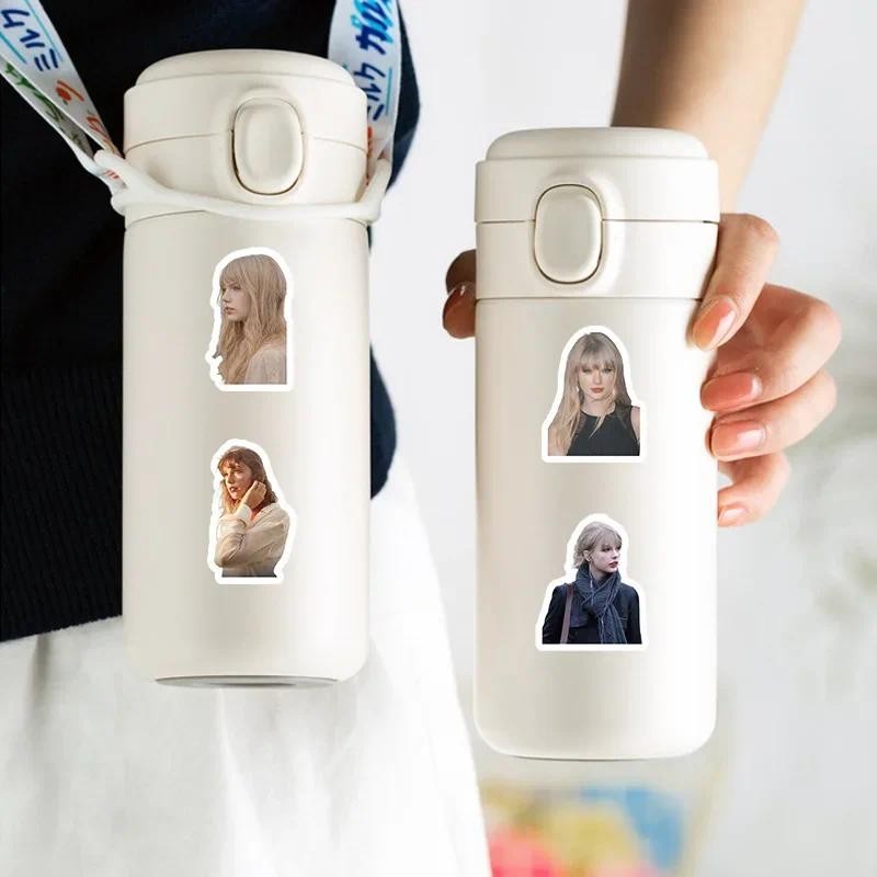 

10/50/100 Pcs for Taylors Stickers Swift Scrapbooking Kawaii Adhesives Classic Stationery Items Cute Kids Stationary Aesthetic