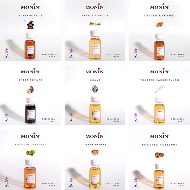 

Terlaris Monin All Varian Coffee Syrup Repack [30, 50, 100] g - II