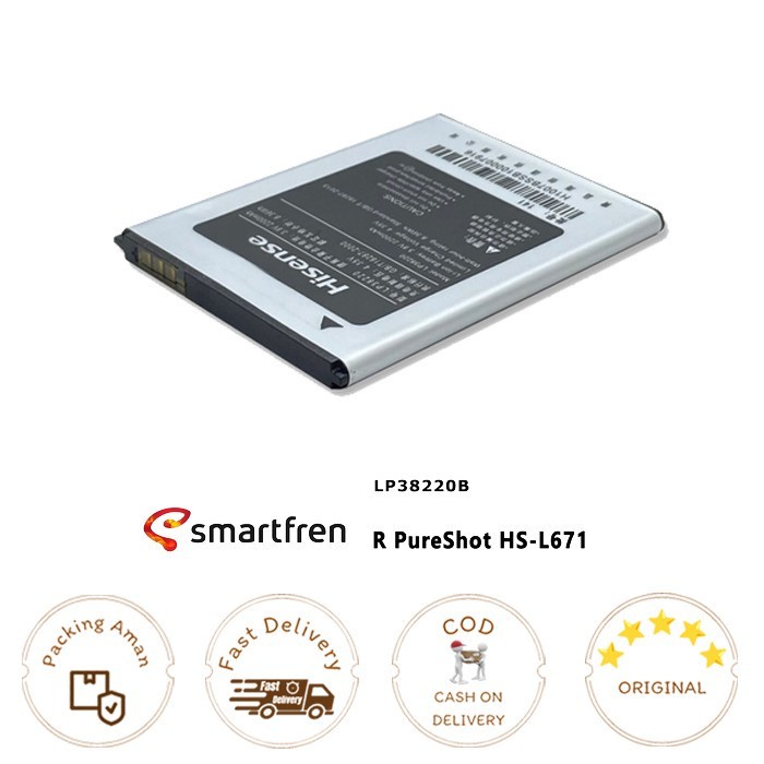 Baterai ANDROMAX R PURESHOT HS-L671 / LP38220B Original 99%