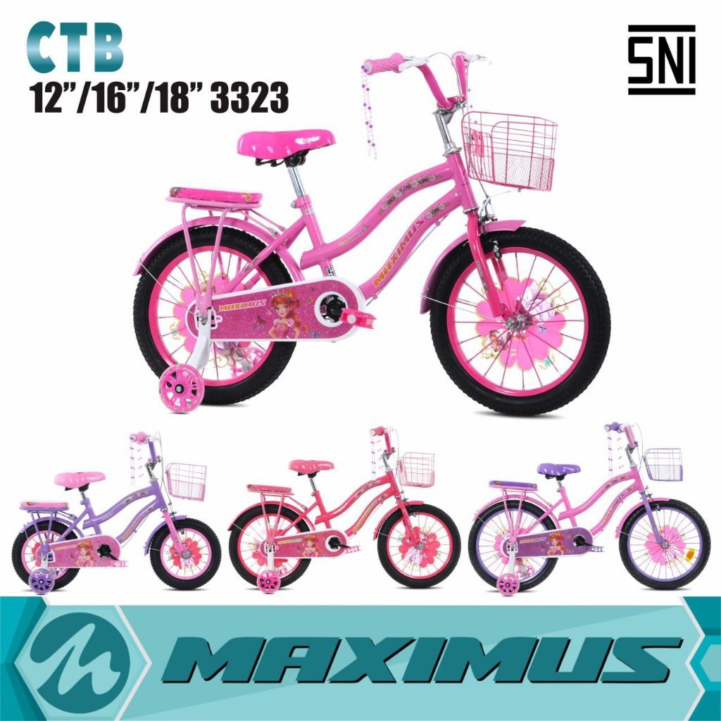Sepeda Anak Cewek/Perempuan MINI MAXIMUS