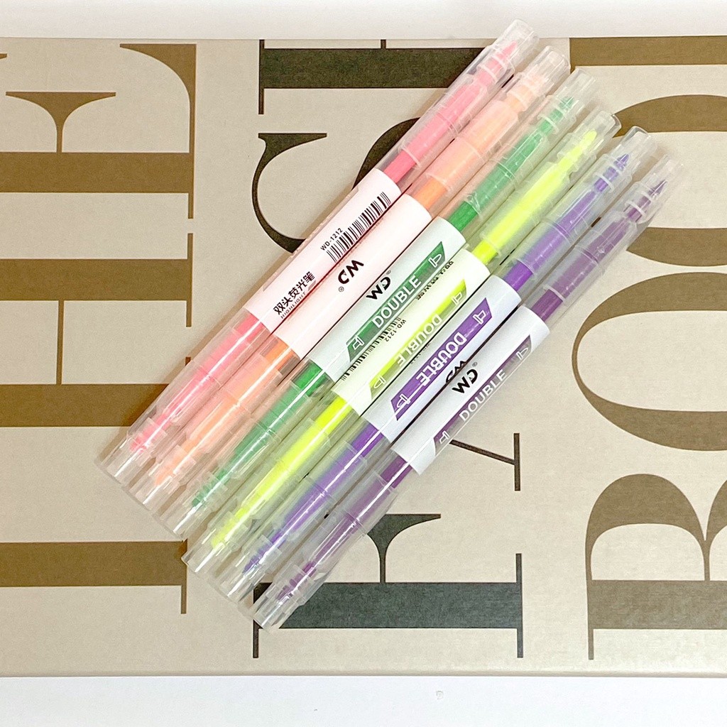 

READY 1 SET DAPAT 6 SETABILO HIGHLIGHTER MARKER 2 SISI MATA WARNA WARNI ! ALAT TULIS TERMURAH READY COD
