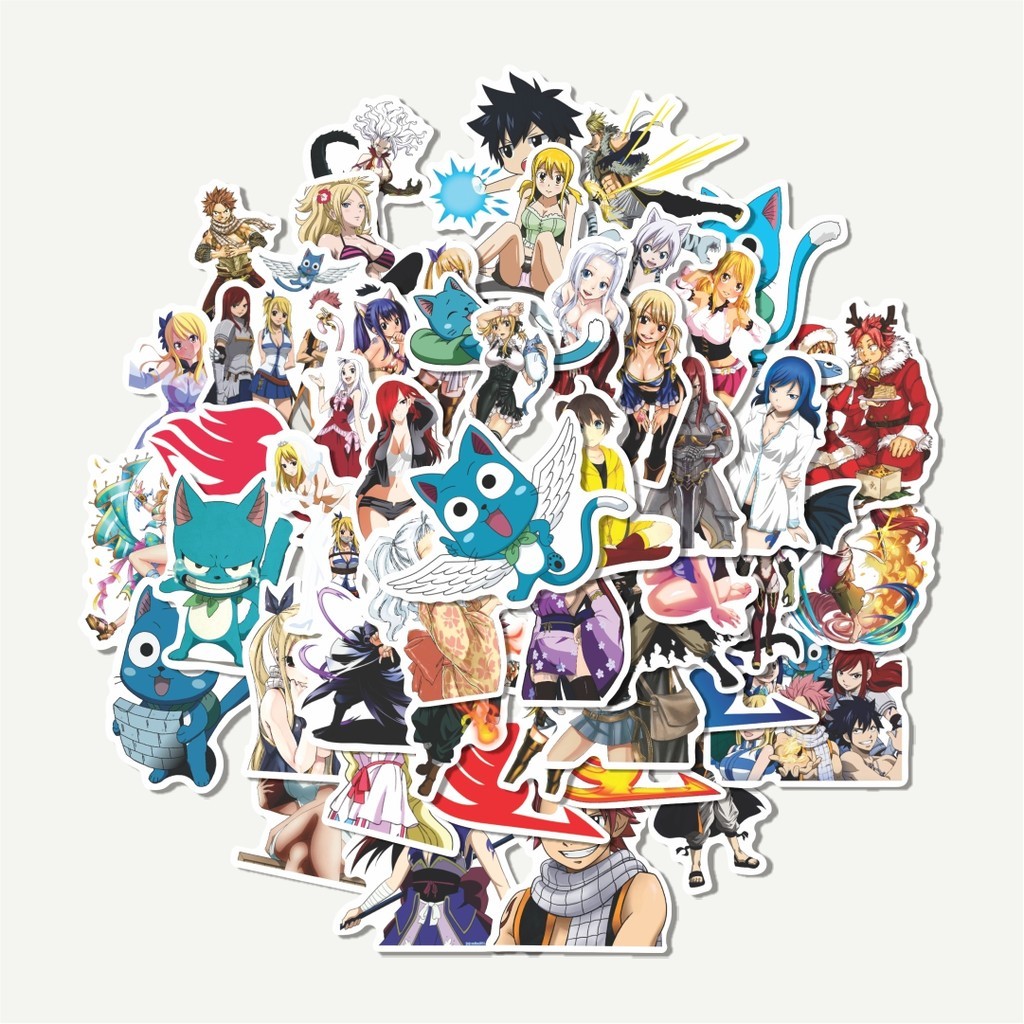 

Sticker Pack Sticker Anime Fairy Tail | Sticker TUMBLR | Stiker LAPTOP KOPER HELM