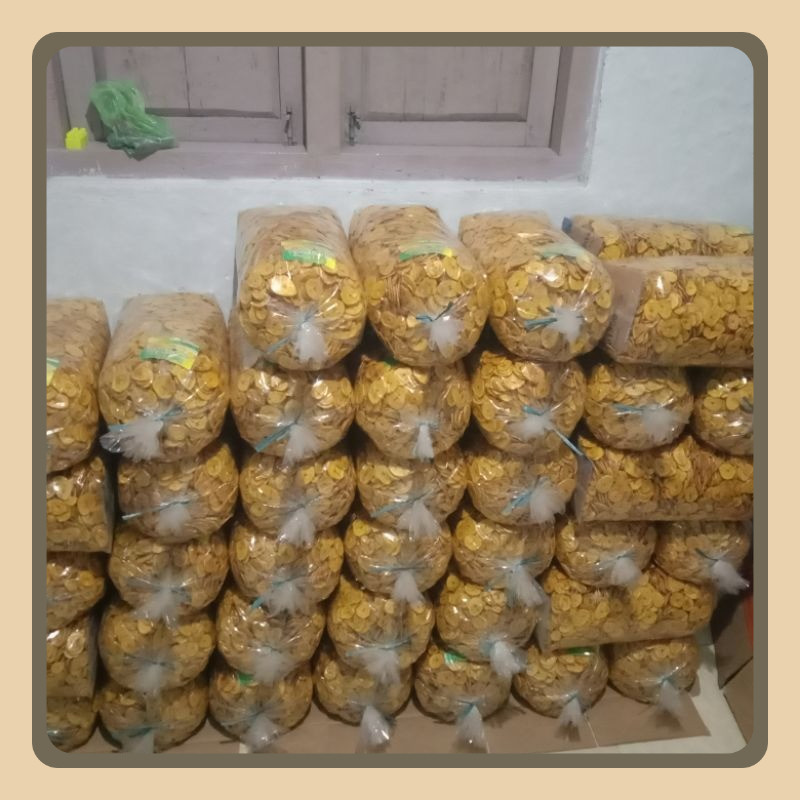 

Kripik Pisang Koin Rasa Manis Berat: 5kg