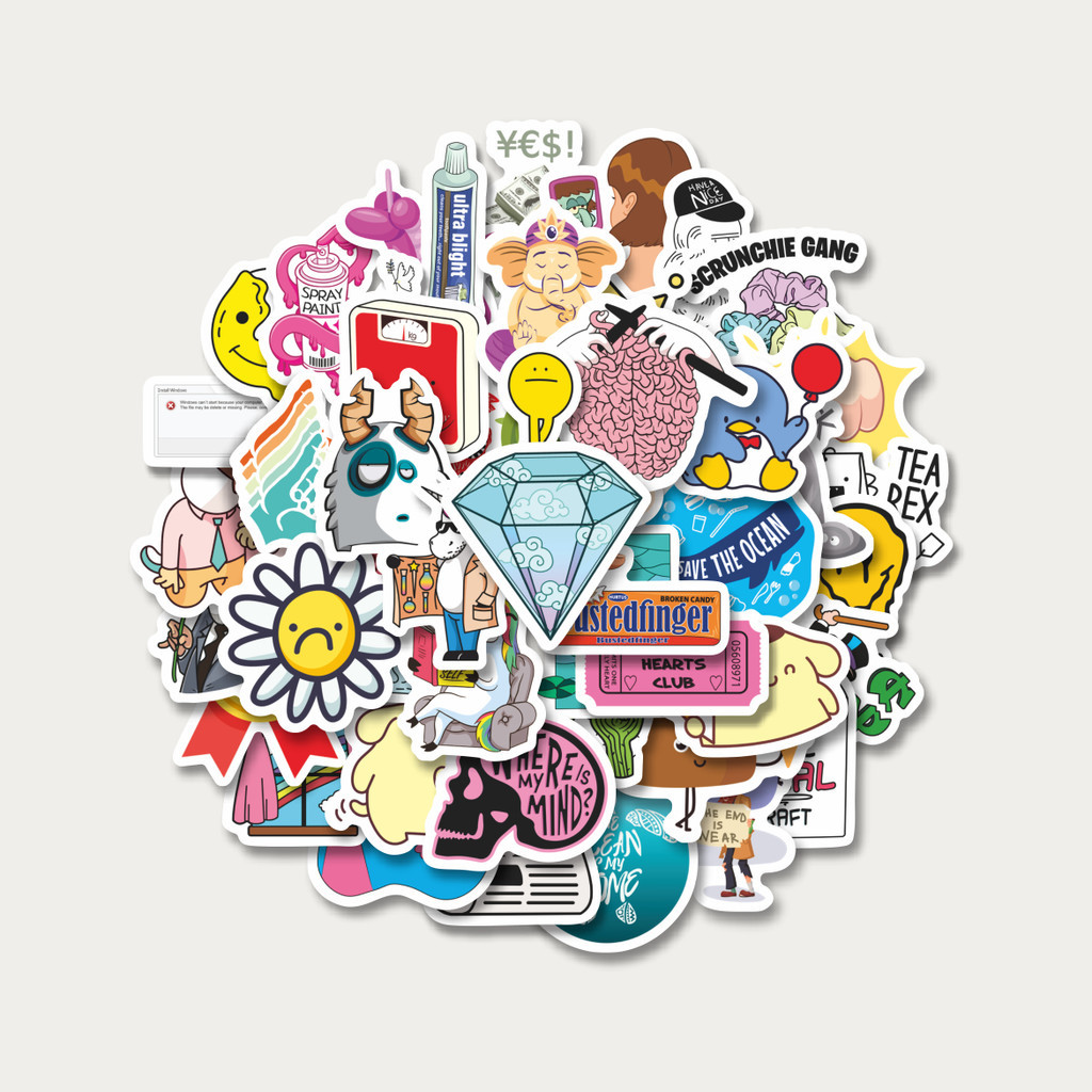 

Sticker Pack Stiker Noob Pack | Sticker TUMBLR | Stiker LAPTOP KOPER HELM