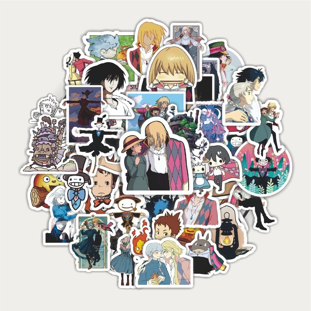 

Sticker Pack Stiker Anime Ghibli Hayao Miyazakui V4 | Sticker TUMBLR | Stiker LAPTOP KOPER HELM