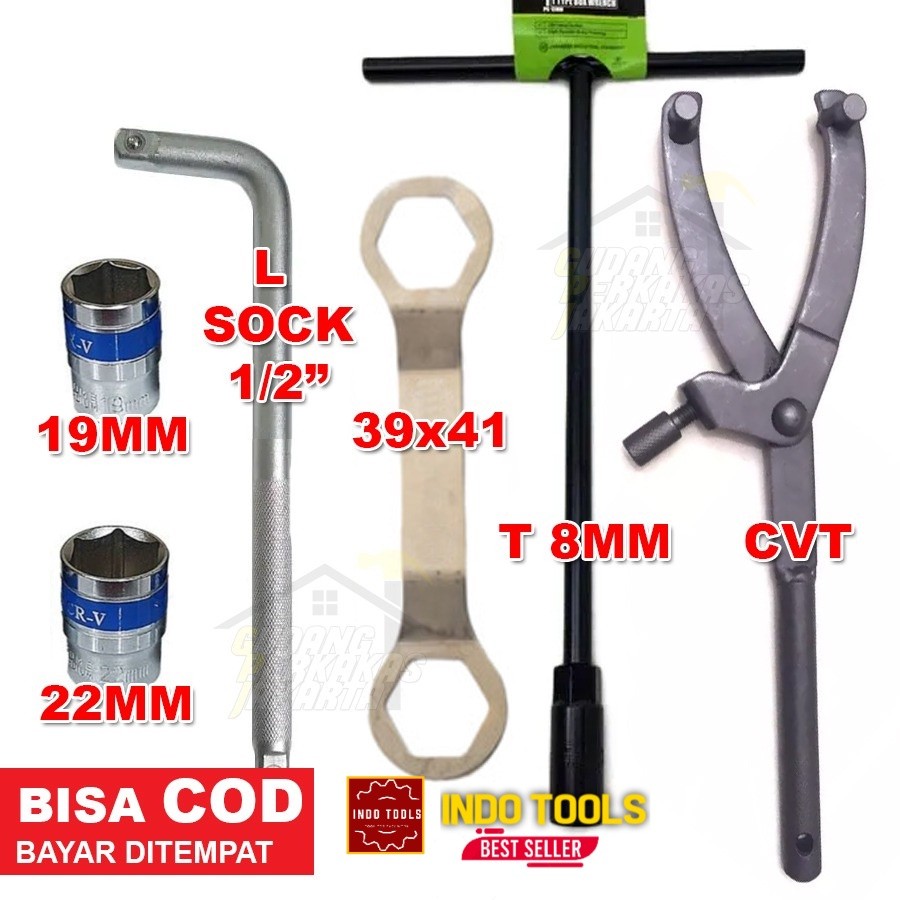 PAKET CVT HONDA DAN YAMAHA ALAT BONGKAR CVT  TRAKER CVT/ PAKET KUNCI CVT / KUNCI TAHANAN CVT