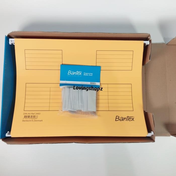 

Hang Map Gantung Bantex A4 (3460), Suspension File Bantex ukuran A4 - Merah mbs