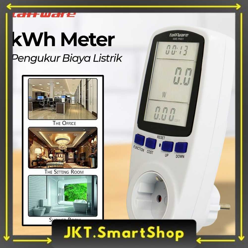 

Taffware kWh Meter Stop Kontak Pengukur Biaya Listrik Rumah