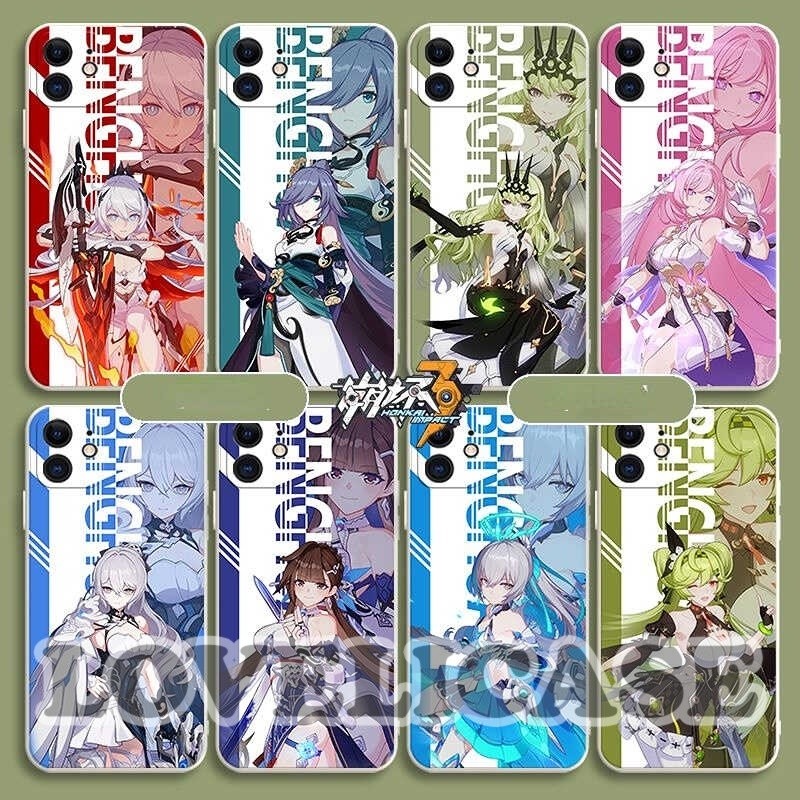 Honkai Impact 3 para sa Phone Case Anime Raiden Mei Elysia Semua tipe hp ready