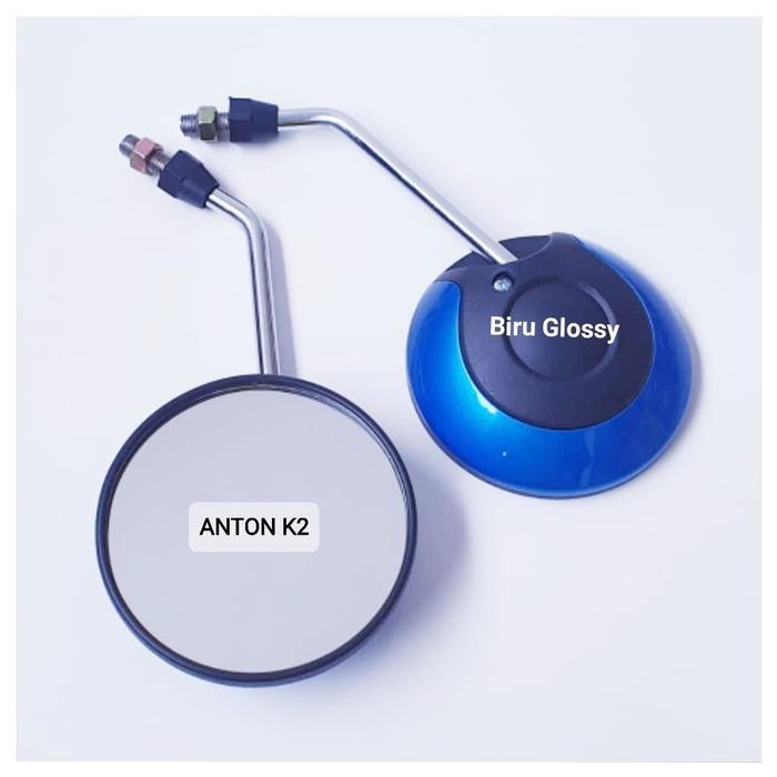 SPION STANDAR BULAT/SPION MOTOR HONDA STYLO/GENIO/SCOOPY/GIORNO/HONDA LUXURY/BEAT/VARIO dll - BIRU G