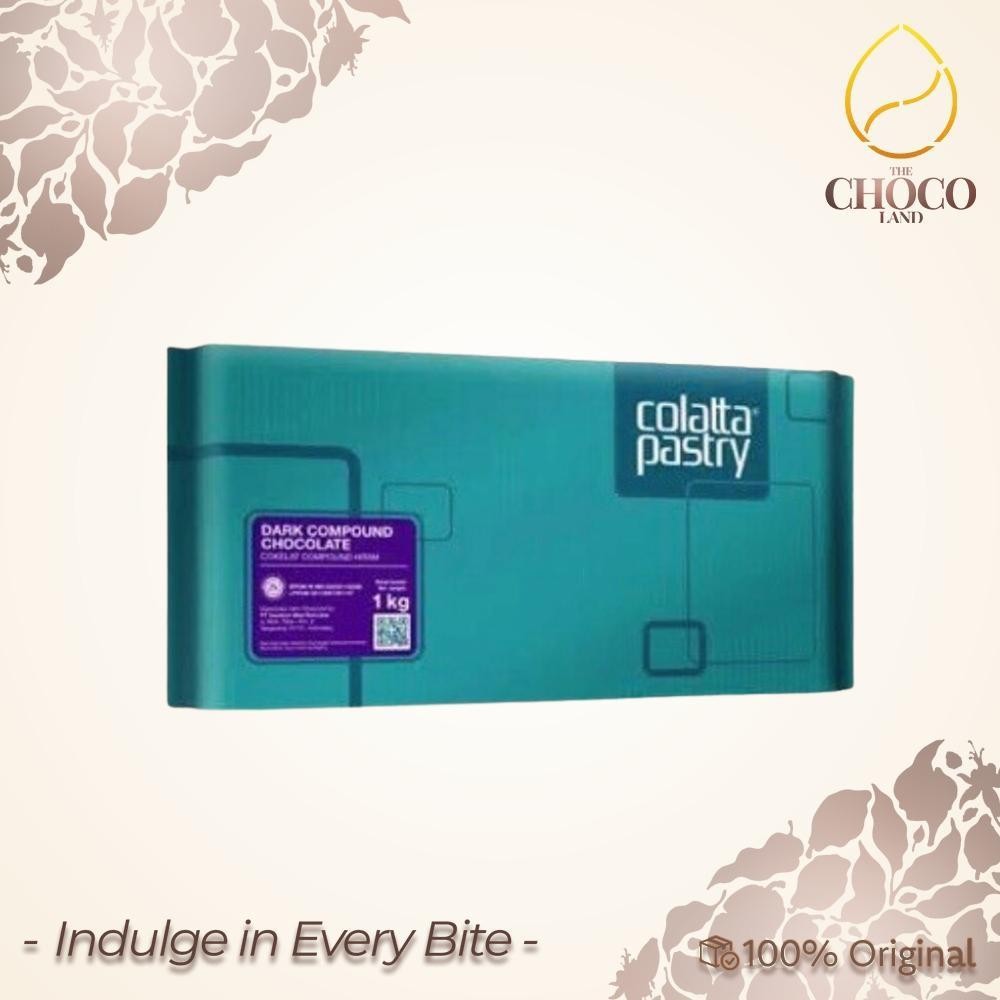 

Colatta Pastry Dark Chocolate Compound 1kg & 5kg - Cokelat Hitam Premium untuk Baking