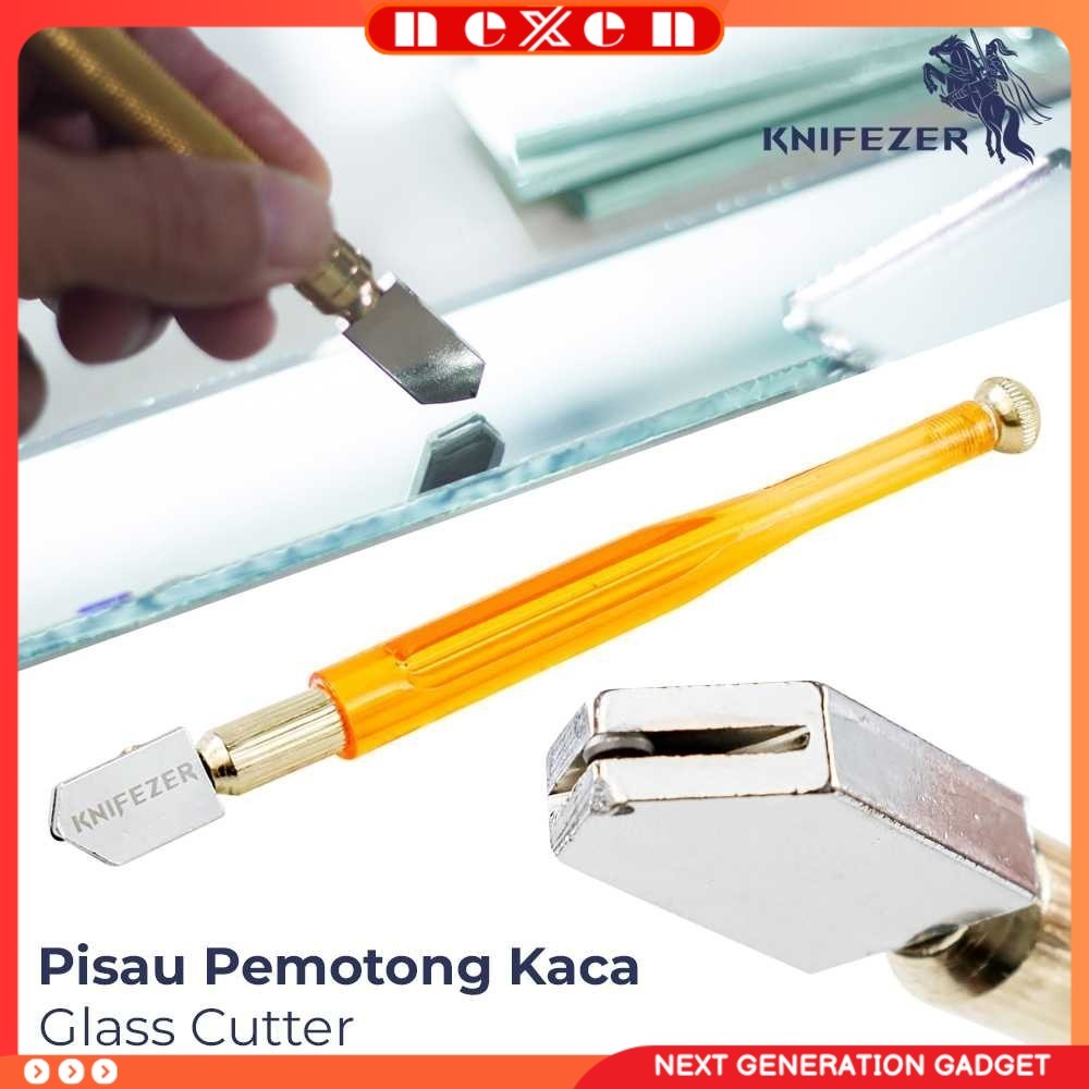 

Pisau Pemotong Kaca Glass Cutter Diamond Cutting Tool - L9