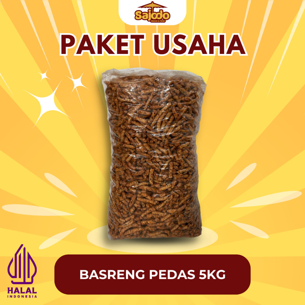

Paket Usaha Basreng Daun Jeruk 5 Kg Sajodo Snack