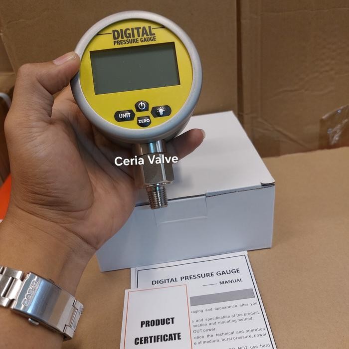 Pressure Gauge Digital 600 Bar Hydraulic Test Pressure Gauge 600 Bar