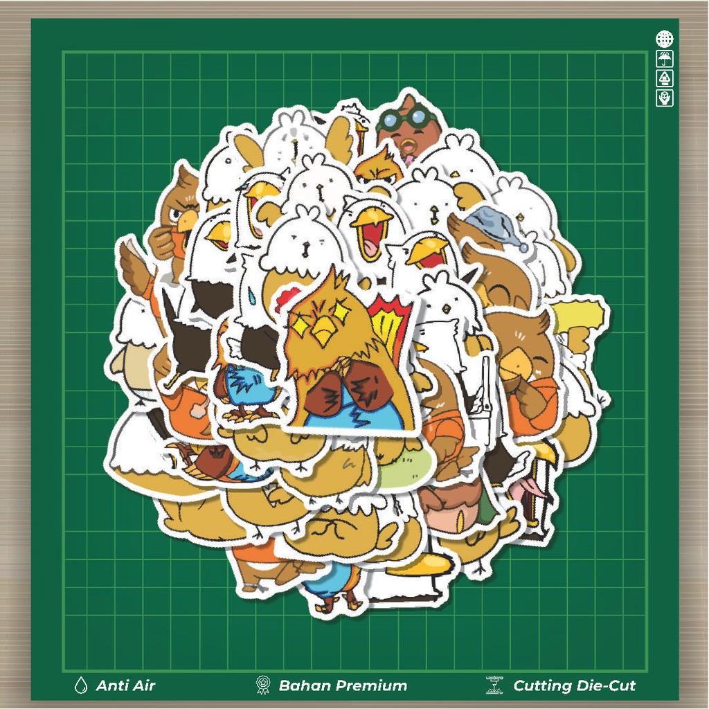 

HOT 50 PCS STIKER Stiker Hewan Burung Elang Stiker Fashion Cars Decal Dingin Kartu Album Custom Vinyl Anti Air- Sticker Aesthetic Buku Journal Koper Casing HP Tablet Laptop Helm Motor Botol Minum