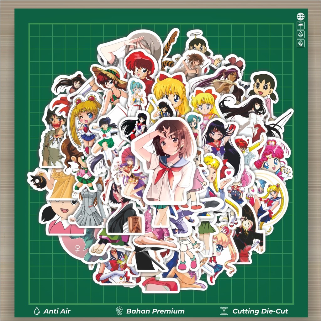 

HOT 50 PCS STIKER Stiker Anime Random Stiker Fashion Cars Decal Dingin Kartu Album Custom Vinyl Anti Air- Sticker Aesthetic Buku Journal Koper Casing HP Tablet Laptop Helm Motor Botol Minum