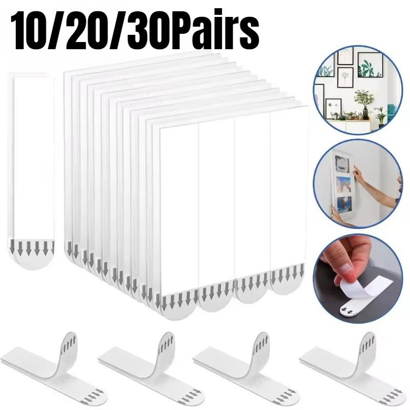 

Punch-free Frame Tape Strips Assorted Mounting Self Adhesive Picture Frame Fixed Poster Wall Hook Decorate Fixing Wall Hanger