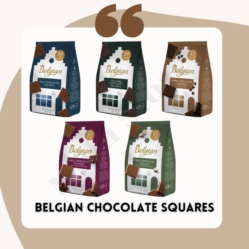 

Coklat The Belgian Chocolate Squares asal Eropa
