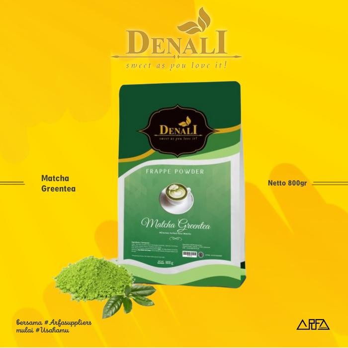 

Powder Denali Matcha Greentea - Bubuk Minuman Premium Rasa Matcha - matcha