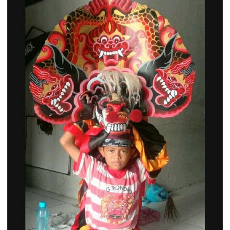 ___(( barongan anak uk 17 18 barongan devil caplok kayu kemul panjang ))___