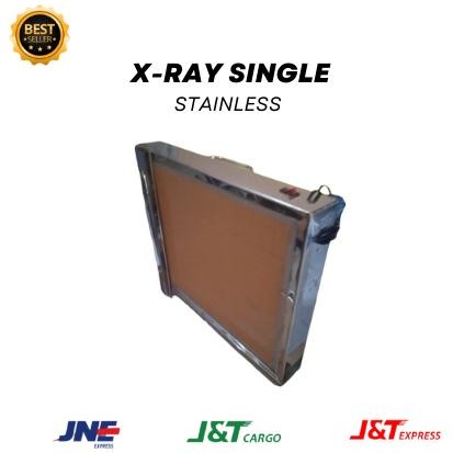 X-RAY VIEWER SINGLE STAINLESS || X-RAY VIEWER SINGLE BESI || PEMBACA RONTGEN PASIEN - X-Ray Single S