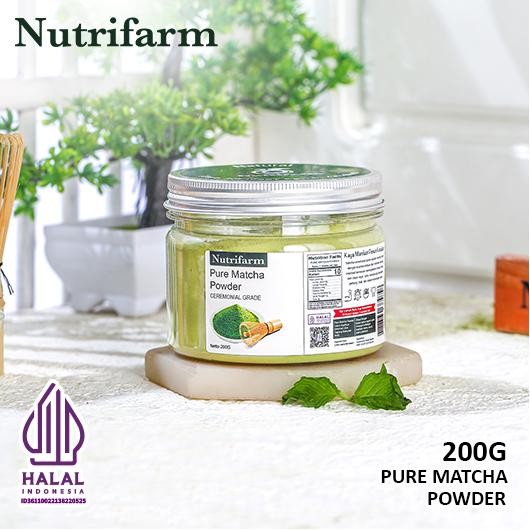 

Nutrifarm Pure Matcha Powder Ceremonial Grade / Bubuk Matcha Murni - Matcha 200g
