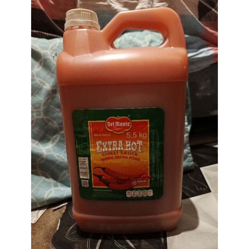 

DELMONTE sambal extra hot 5.5kg - saos cabe