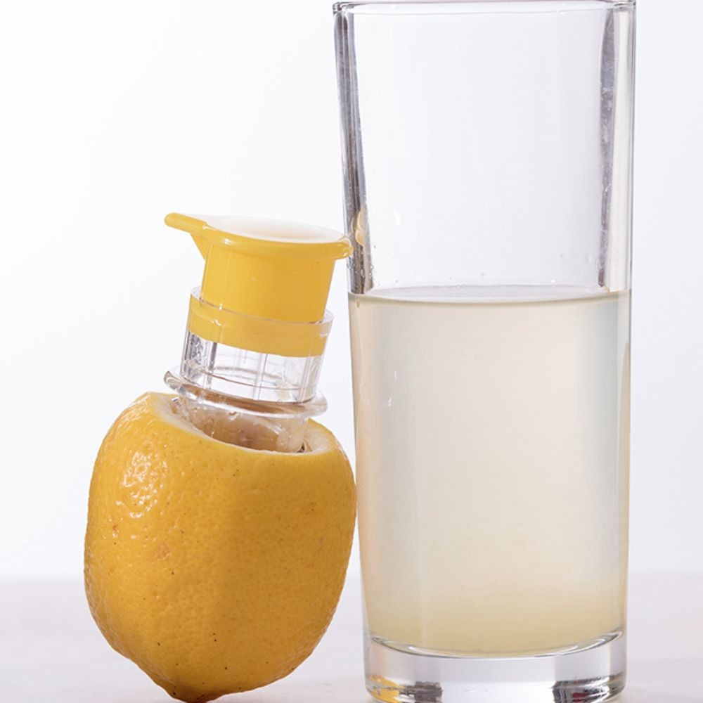 2pcs rtable Manual Lemon Juicer Plastic Reusable Lemon Filter Spiral Design Citrus Reamer Dessert