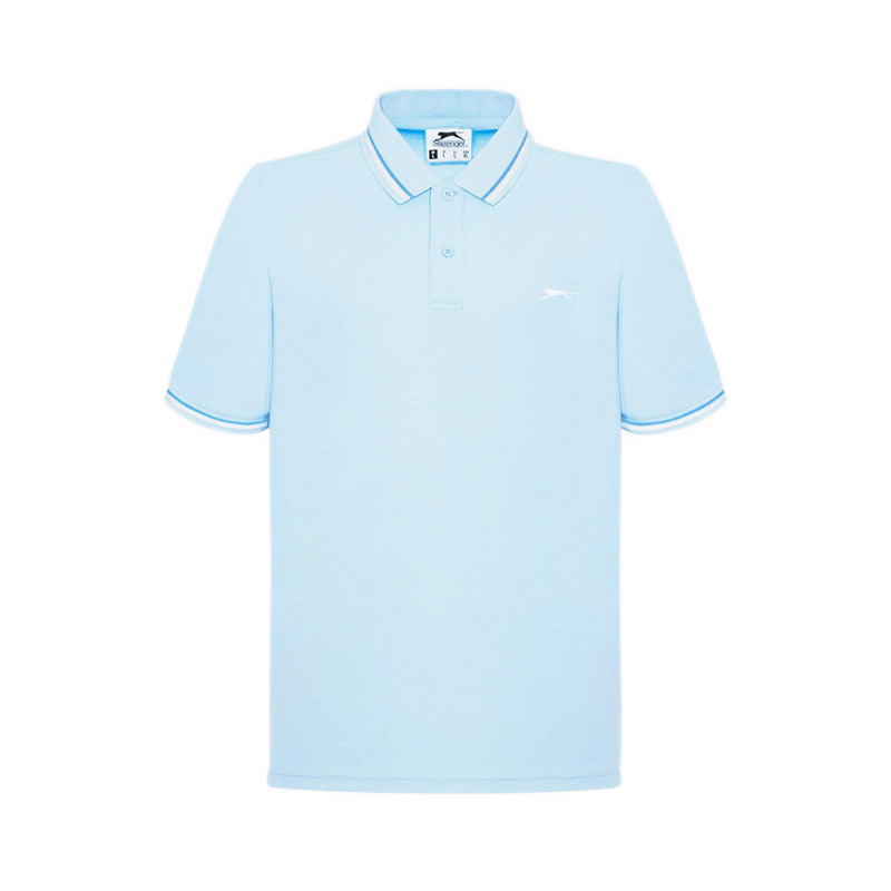 Slazenger Men's Leisure Short Sleeve Polo Shirts - Blue