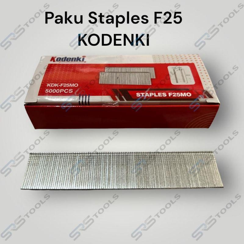 

KODENKI Isi Paku Staples F25 / Refill Stapler F 25 / Air Nailer Bit 25 mm