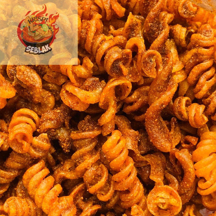 

Seblak krispi 250 GR- MAKARONI SPIRAL BY SIEBEREM SNACK DAUN JERUK KHAS - KRIUK TIDAK KERAS