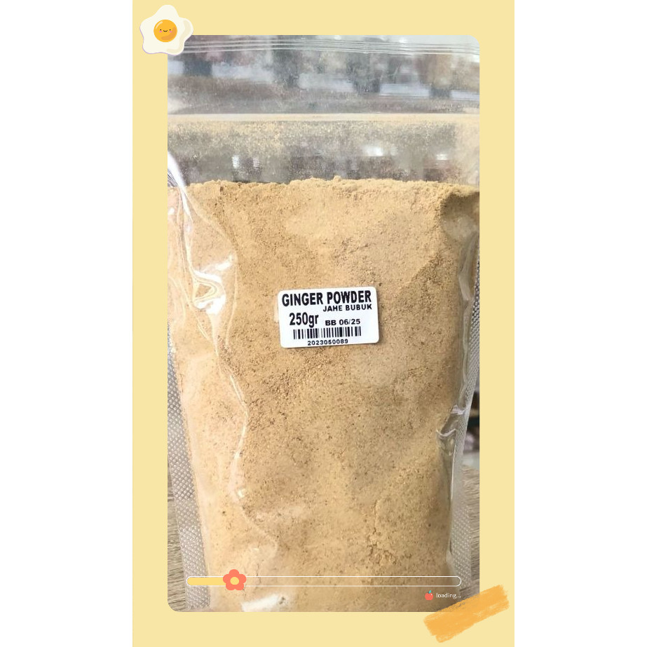 

Jahe Bubuk Murni 250 gr / Ginger Powder 250 gr / Pure Ginger Ground