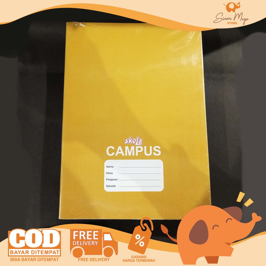 

SKOLA Buku Tulis Sampul Kraft BIG BOSS PAK ISI 10 BUKU Murah Berkualitas