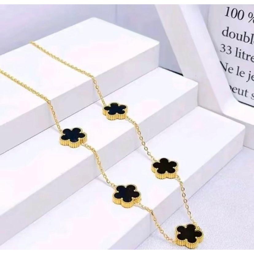 Kalung Wanita Simple Elegan Model Semanggi Korea Style