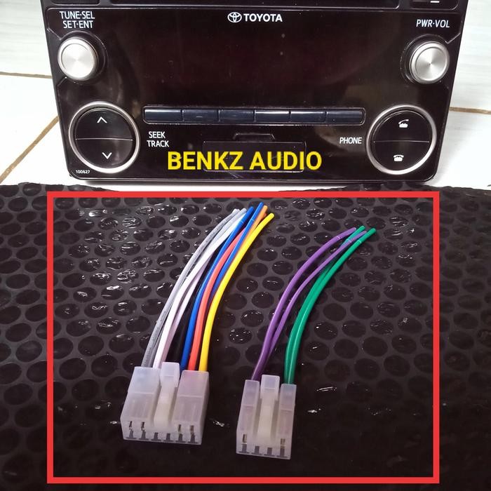Soket headunit Grand new Avanza kabel socket radio cdPZ071BZ0