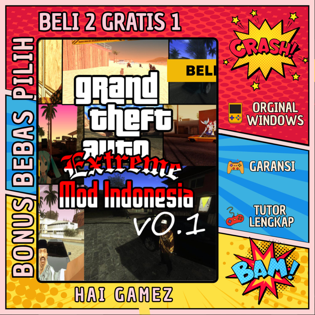 GTA SAN EXTREME INDONESIA - GAME PC - GAME LAPTOP - PC GAMES