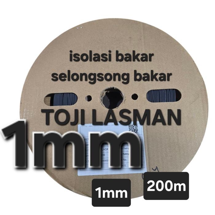 

RM74...!!! ( 1MM 1 ROLL ) SELONGSONG BAKAR ISOLASI CIUT TUBING HEATSRINK HEAT SRINK SRING TUBE INSULATOR WARNA HITAM 1MM 1 MM HARGA 1 GULUNG ROLL UTUH NEW....!!!
