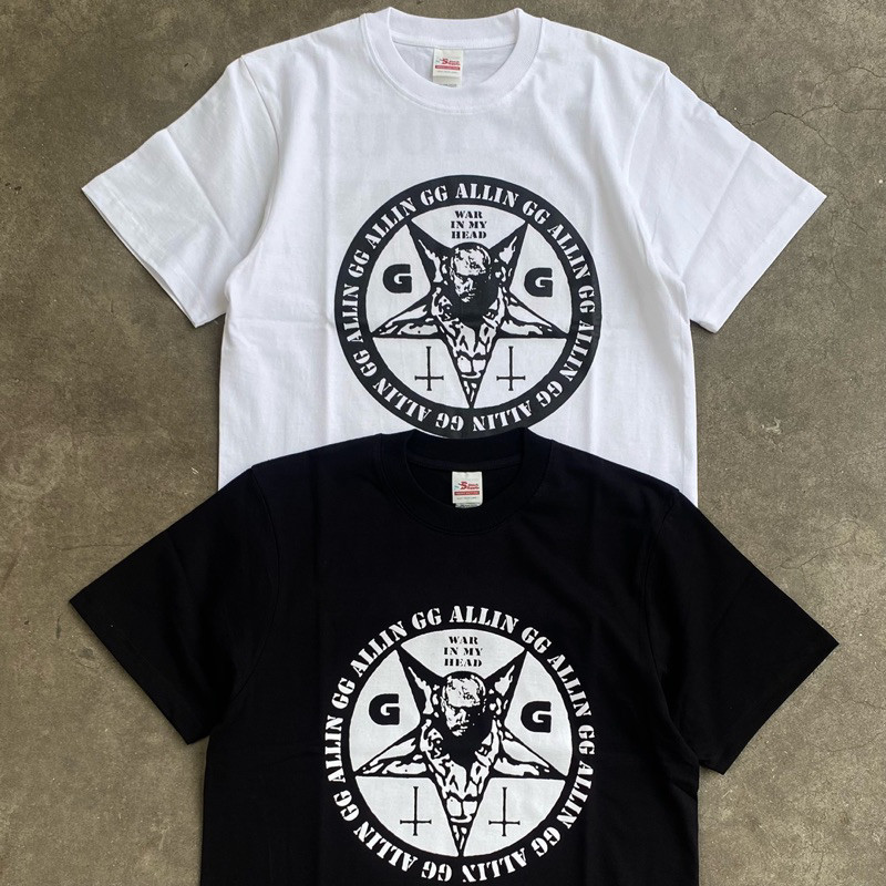 GG Allin - Im Your Enemy Tshirt - Black And White | Kaos Hardcore