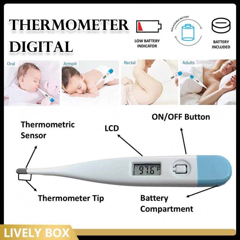 Alat Pengukur Suhu Badan Tubuh Bayi /Bayi Termometer Oral Ketiak/Alat Ukur Suhu Untuk Anak Dan Dewas