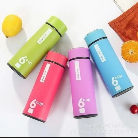 botol kaca 6cup polos / animal polos / botol kaca / termos kaca