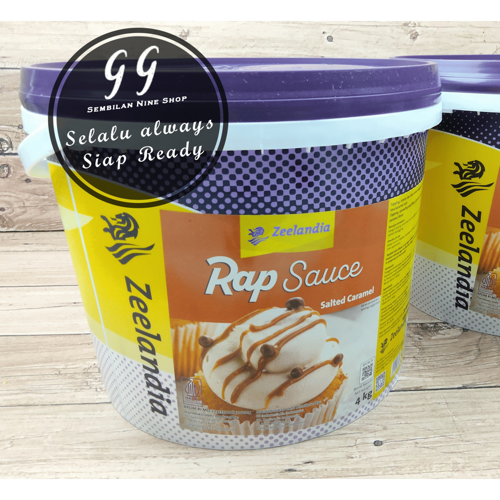 

Zeelandia 4 KG SALTED CARAMEL Rap SAUCE Saus Karamel Asin ZE SAUCE