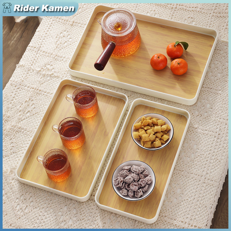 Piringan Kayu Estetika Piringan Dapur Piringan Persegi Panjang Piringan Persegi Panjang Estetika Pir