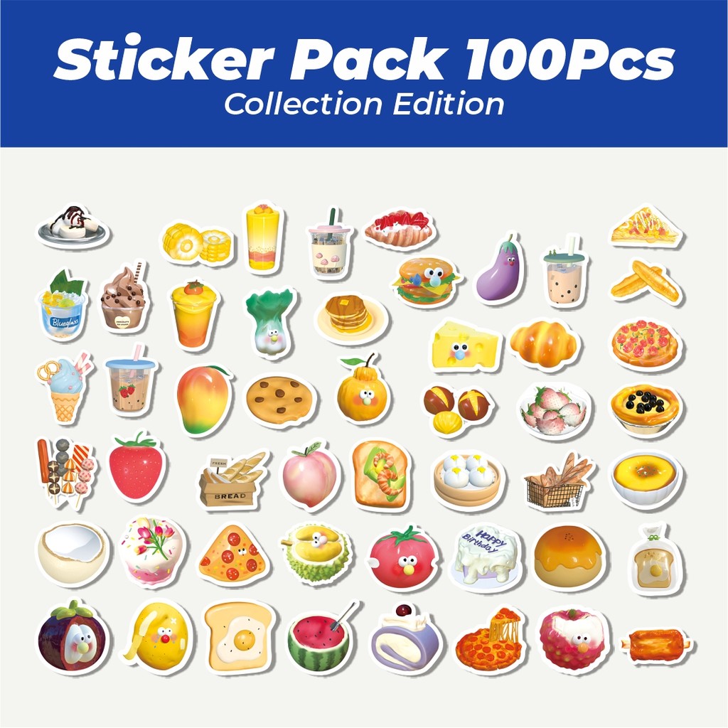 

Hot Stiker 3D Mix Fruit Lucu Anti Air Stikers Berperekat Waterproof Sticker Decal Buat Motor Helm Buku Journal Koper Casing HP Laptop Botol Minum