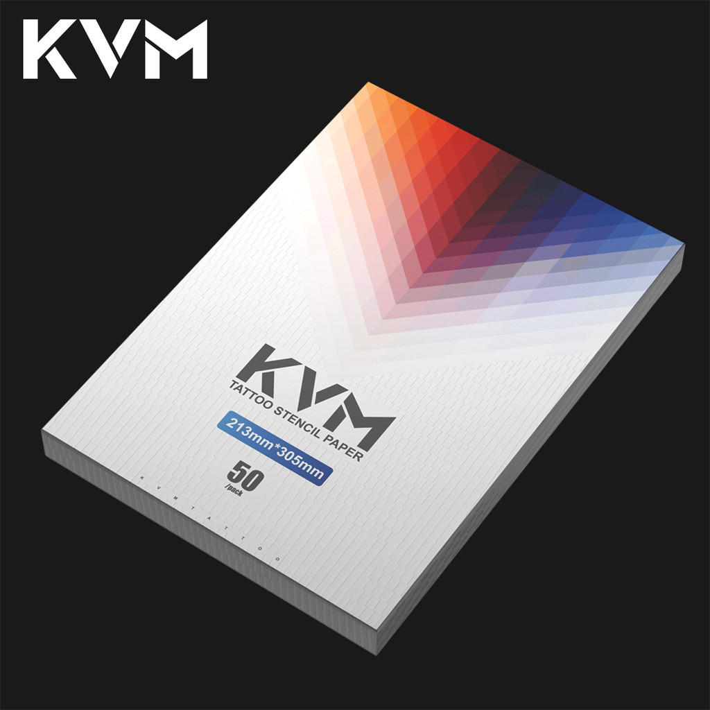 

KVM 50 Sheets Tattoo Transfer Paper A4 Thermal Copier Template Paper for stencil paper tattoo tracing paper for Tattoo Supplies