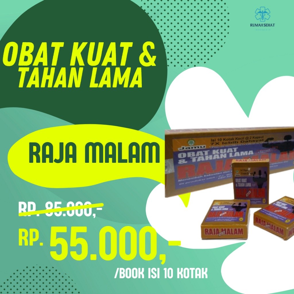 Kapsul Raja Malam Herbal Jamu / Kapsul Herbal Raja Malam Original By Holywings