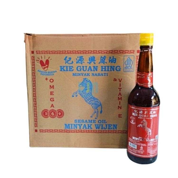 

Kie Guan Hing Minyak Wijen Halal 600 ml 1 Dus Isi 12 Pcs